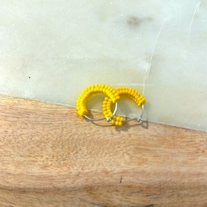 Cobby Corn Yellow Earrings